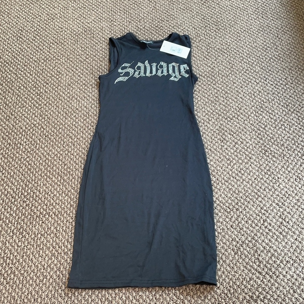 Streetwear society, black mini dress, size medium